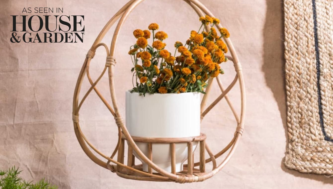 Rattan Planters & Plant Stands